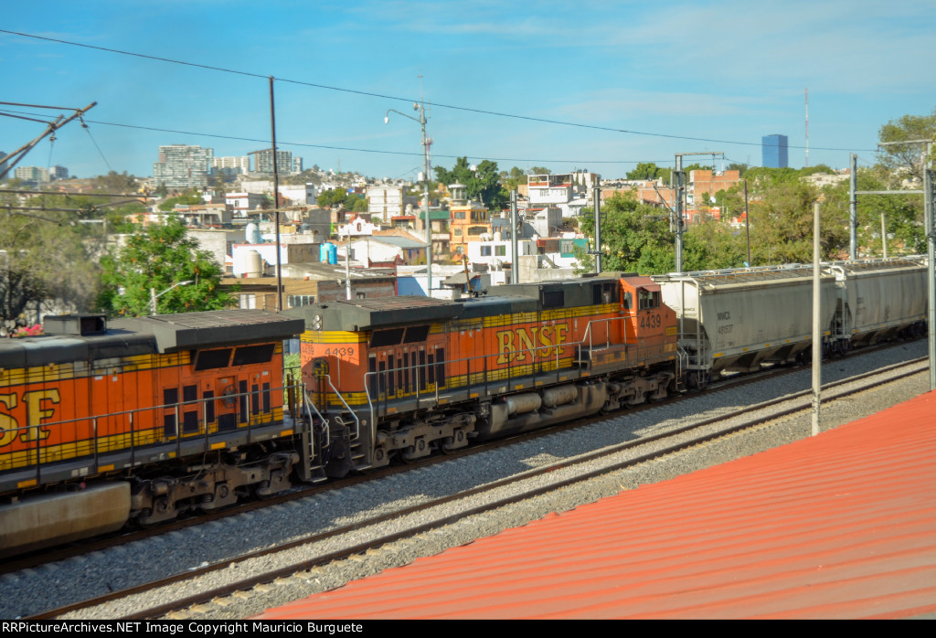 BNSF C44-9W Locomotive as DPU